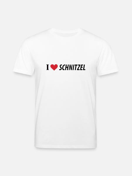 J'aime Schnitzel - T-shirt bio CREATOR Stanley/Stella Unisexe - blanc