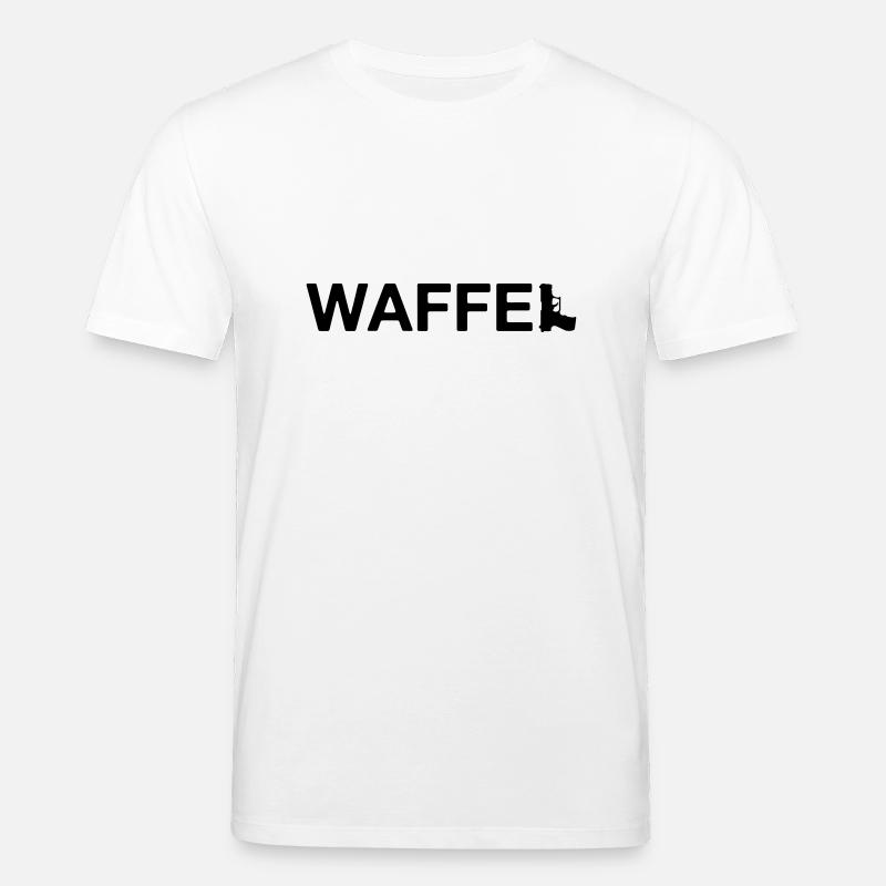 Waffel Waffe - Stanley/Stella Unisex Bio-T-Shirt CREATOR  - Weiß