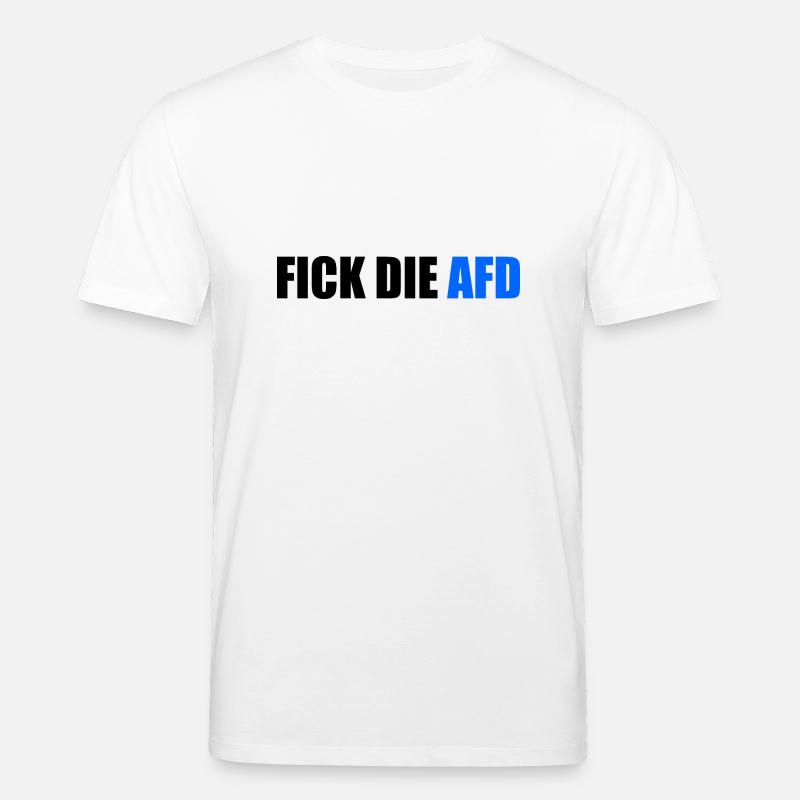 Fick die afd - Stanley/Stella Unisex Bio-T-Shirt CREATOR  - Weiß