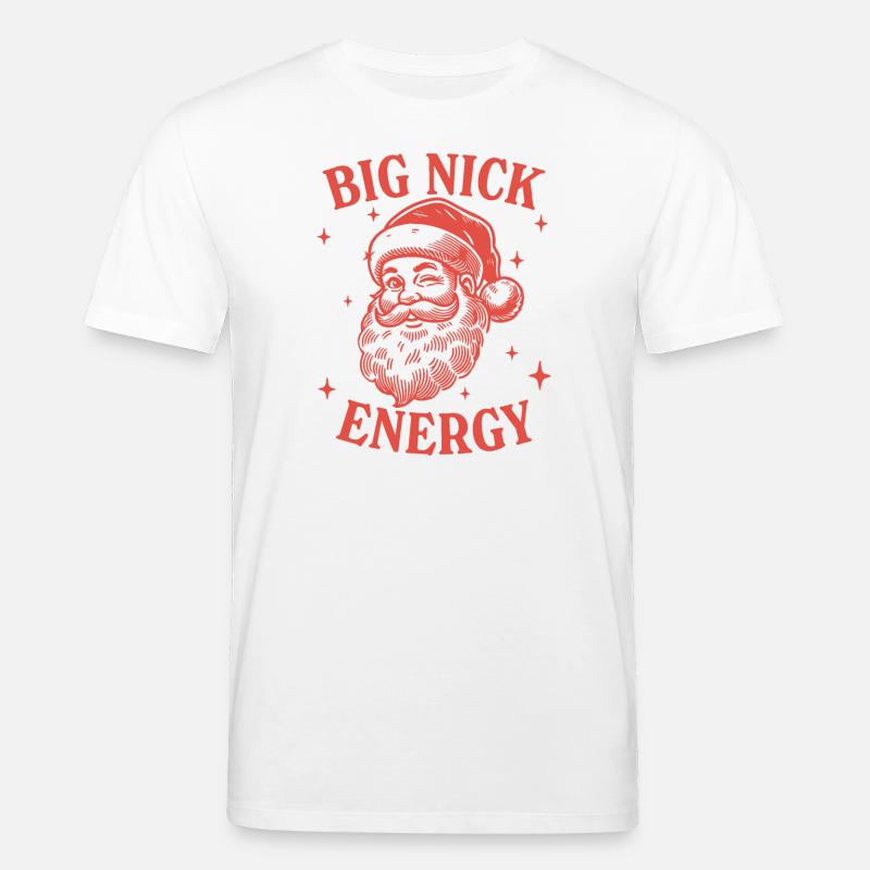 Großer Nick Energie - Stanley/Stella Unisex Bio-T-Shirt CREATOR  - Weiß