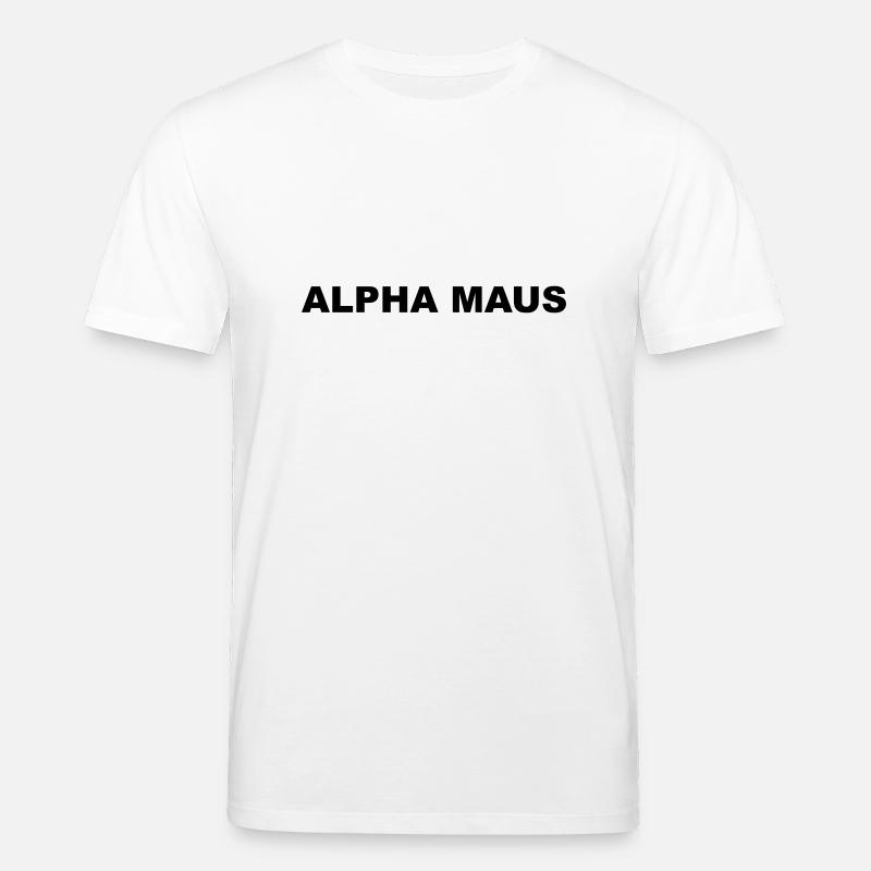 Alpha Maus - Stanley/Stella Unisex Bio-T-Shirt CREATOR  - Weiß