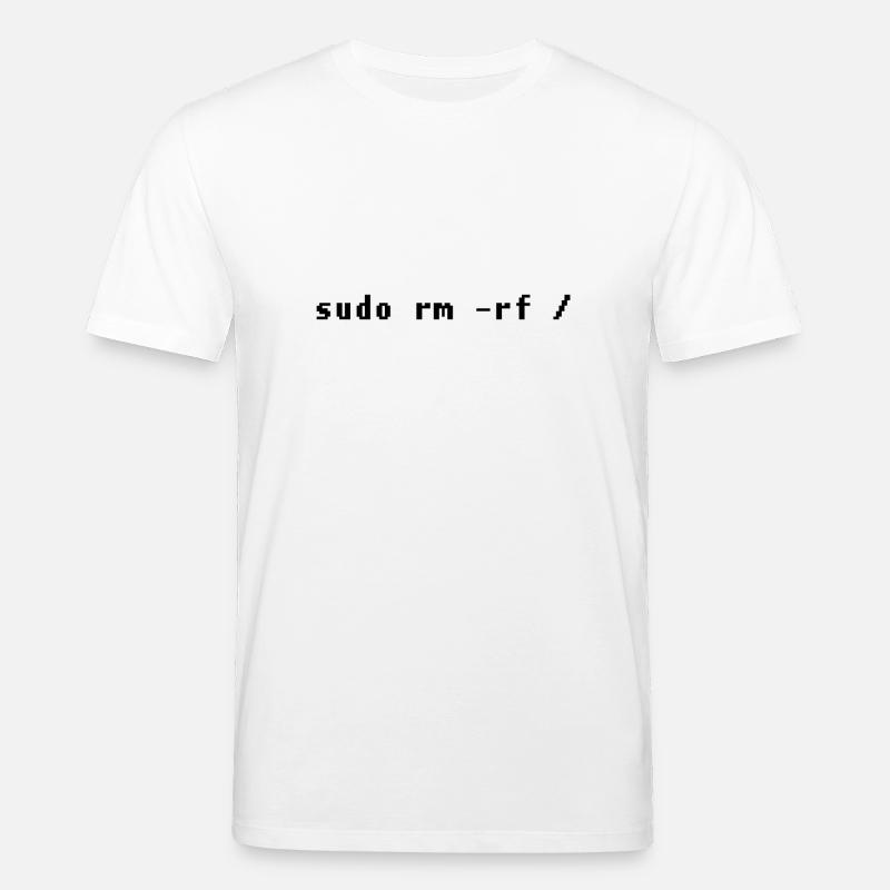 Funny Linux Admin Design - Stanley/Stella CREATOR Unisex Organic T-Shirt - white