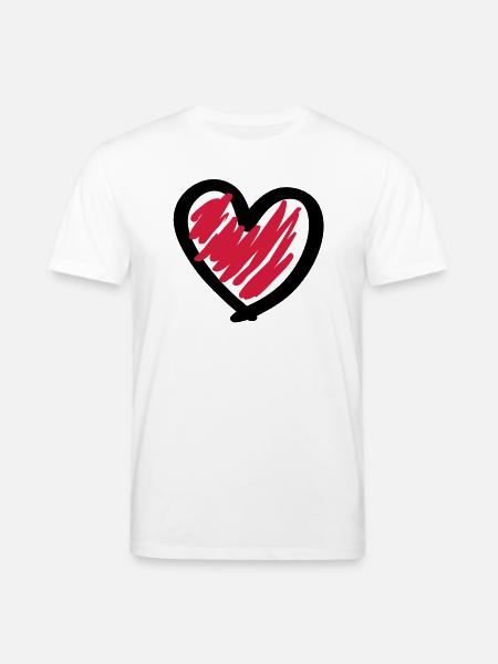 Cool Heart - Stanley/Stella Unisex Bio-T-Shirt CREATOR - Weiß
