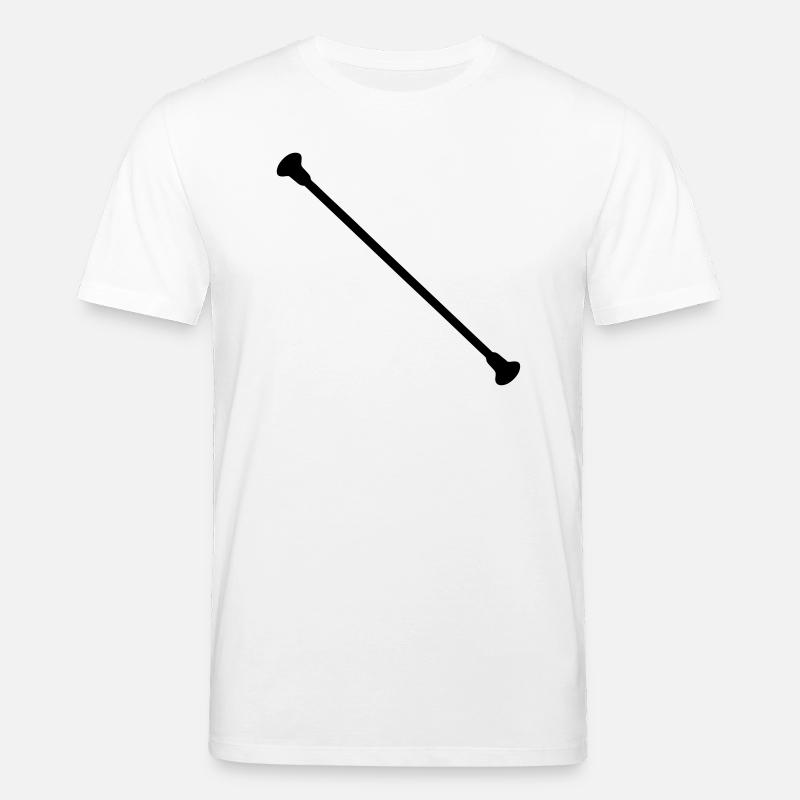 baton de twirling Twirling bâton - T-shirt bio CREATOR Stanley/Stella Unisexe - blanc