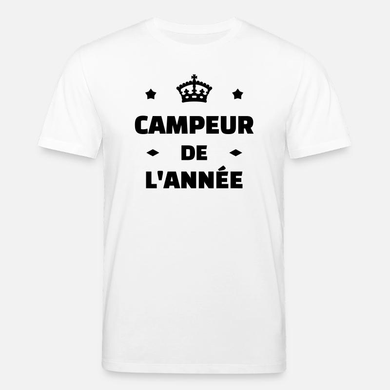 Campingplatz / Camper / Camping / Camp - Stanley/Stella Unisex Bio-T-Shirt CREATOR  - Weiß