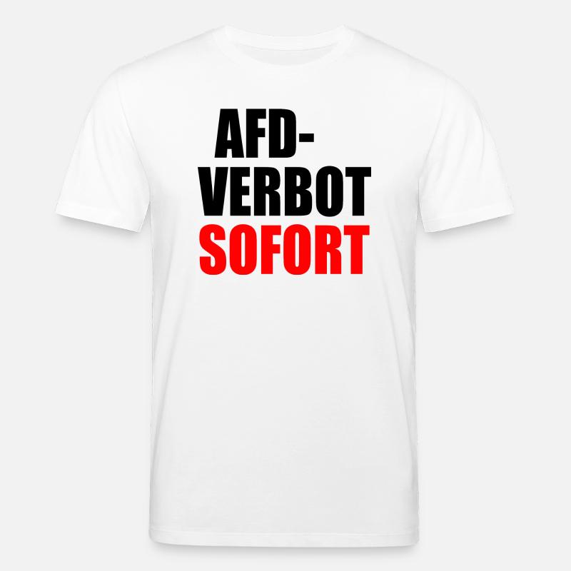 Afd verbot sofort - Stanley/Stella Unisex Bio-T-Shirt CREATOR  - Weiß