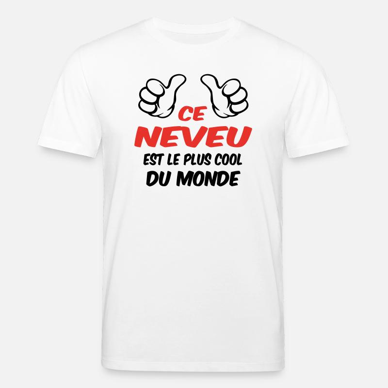 BESTER NEFFE - Stanley/Stella Unisex Bio-T-Shirt CREATOR  - Weiß
