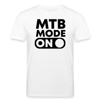 Mountainbike Sport Fahrrad - Stanley/Stella Unisex Bio-T-Shirt CREATOR  - Weiß - Vorne - Alina (178cm) & Michal (187cm)