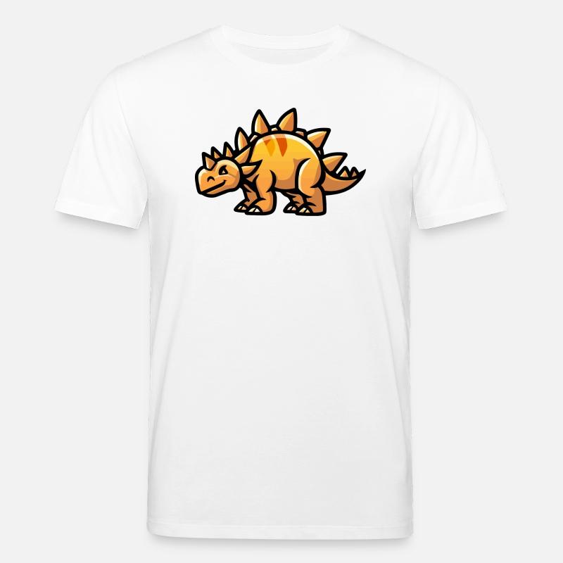 Dinosaurier stegosaurus Comic - Stanley/Stella Unisex Bio-T-Shirt CREATOR  - Weiß