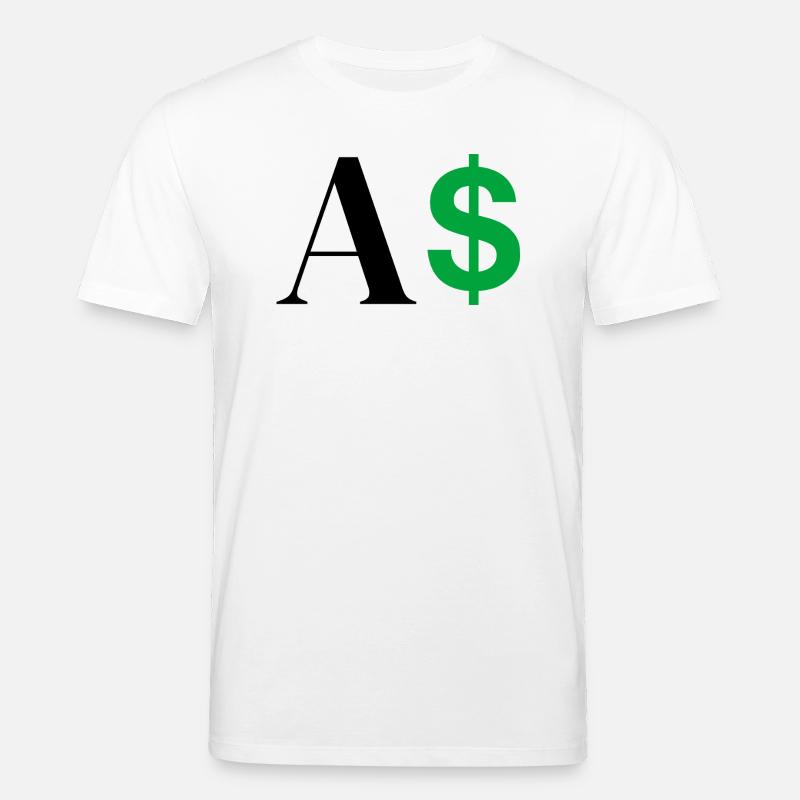 Dollar-Buchstabe - Stanley/Stella Unisex Bio-T-Shirt CREATOR  - Weiß