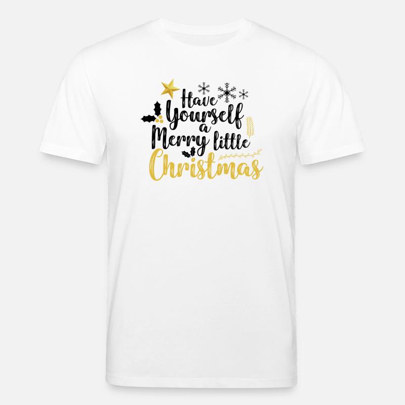 PASSEZ UN JOYEUX PETIT NOËL - T-shirt bio CREATOR Stanley/Stella Unisexe - blanc