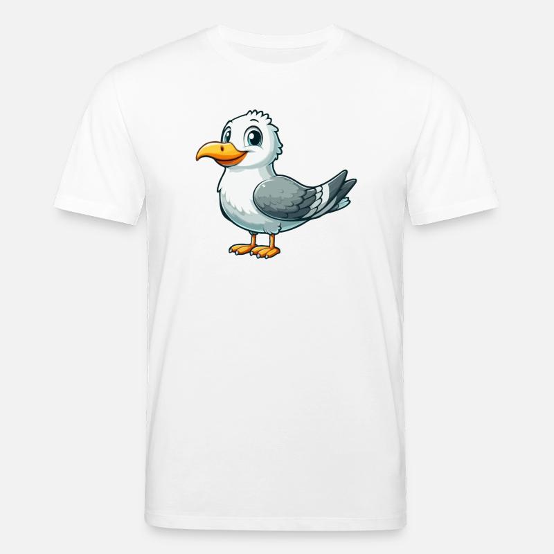 Möwe - Stanley/Stella Unisex Bio-T-Shirt CREATOR  - Weiß