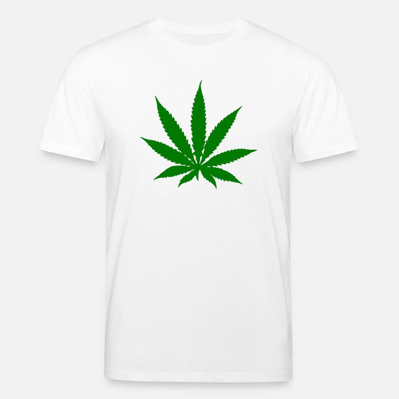 Cannabis - Hanf - Stanley/Stella Unisex Bio-T-Shirt CREATOR  - Weiß