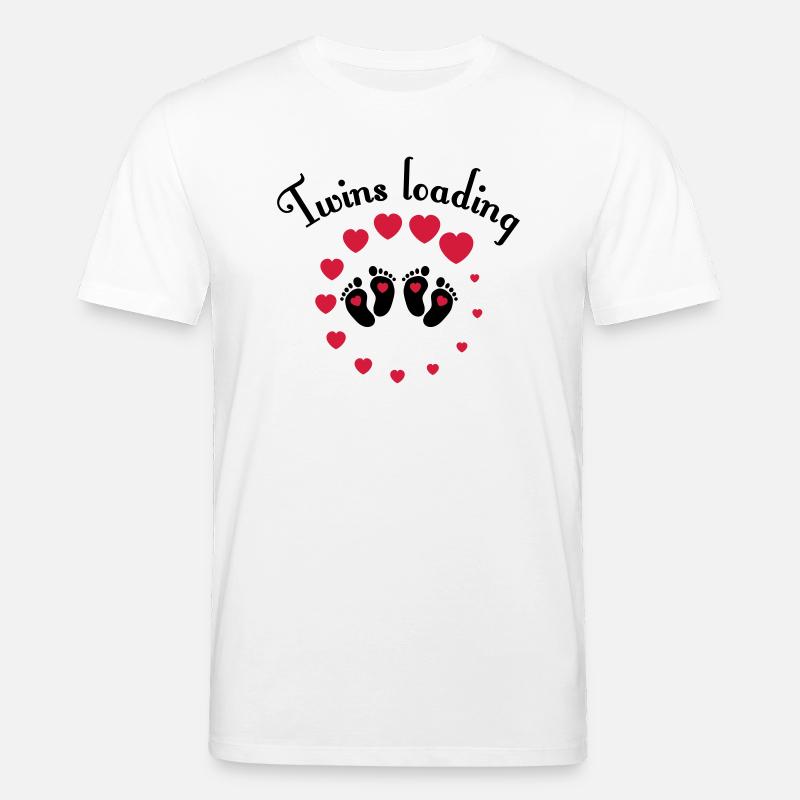 Twins loading - Stanley/Stella Unisex Bio-T-Shirt CREATOR  - Weiß