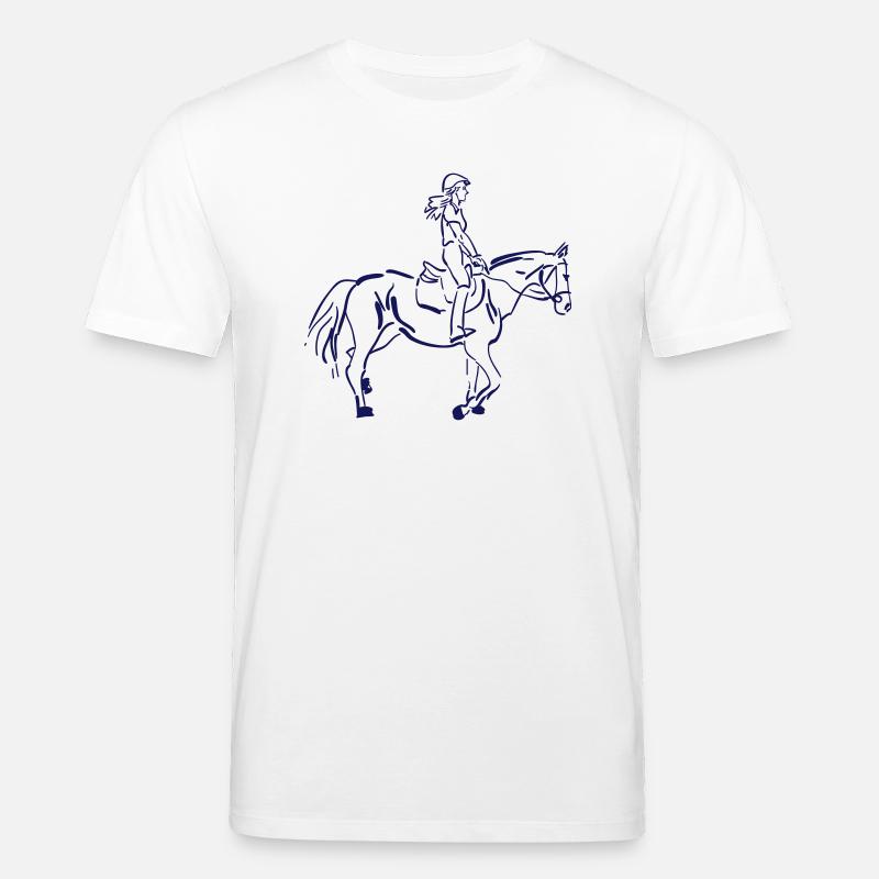 Pferd - Stanley/Stella Unisex Bio-T-Shirt CREATOR  - Weiß