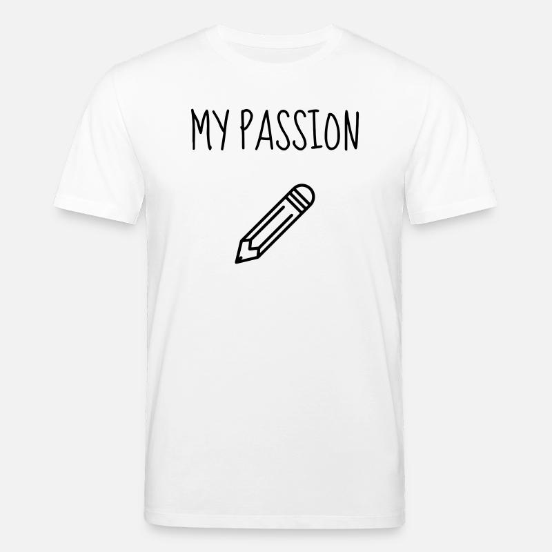 Dessin / Dessinateur / Drawing / Drawer - T-shirt bio CREATOR Stanley/Stella Unisexe - blanc