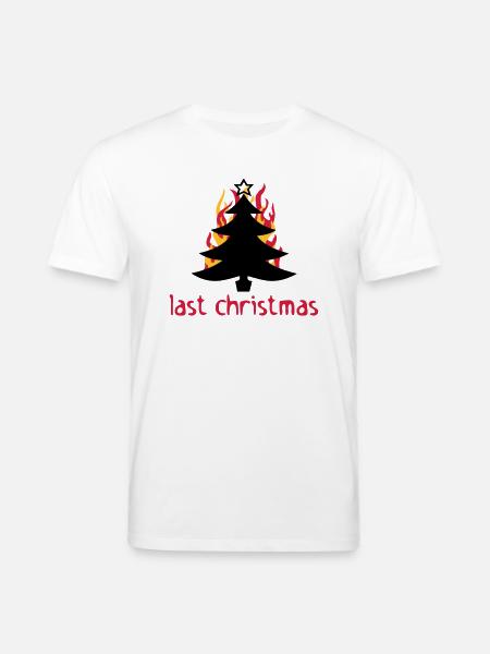last christmas - Stanley/Stella CREATOR Unisex Organic T-Shirt - white