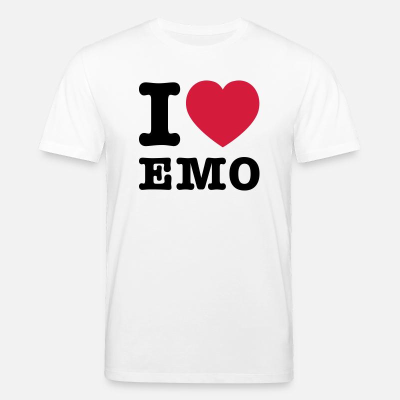 J'aime Emo 2 - T-shirt bio CREATOR Stanley/Stella Unisexe - blanc