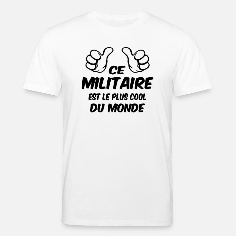 BESTES MILITÄR - Stanley/Stella Unisex Bio-T-Shirt CREATOR - Weiß