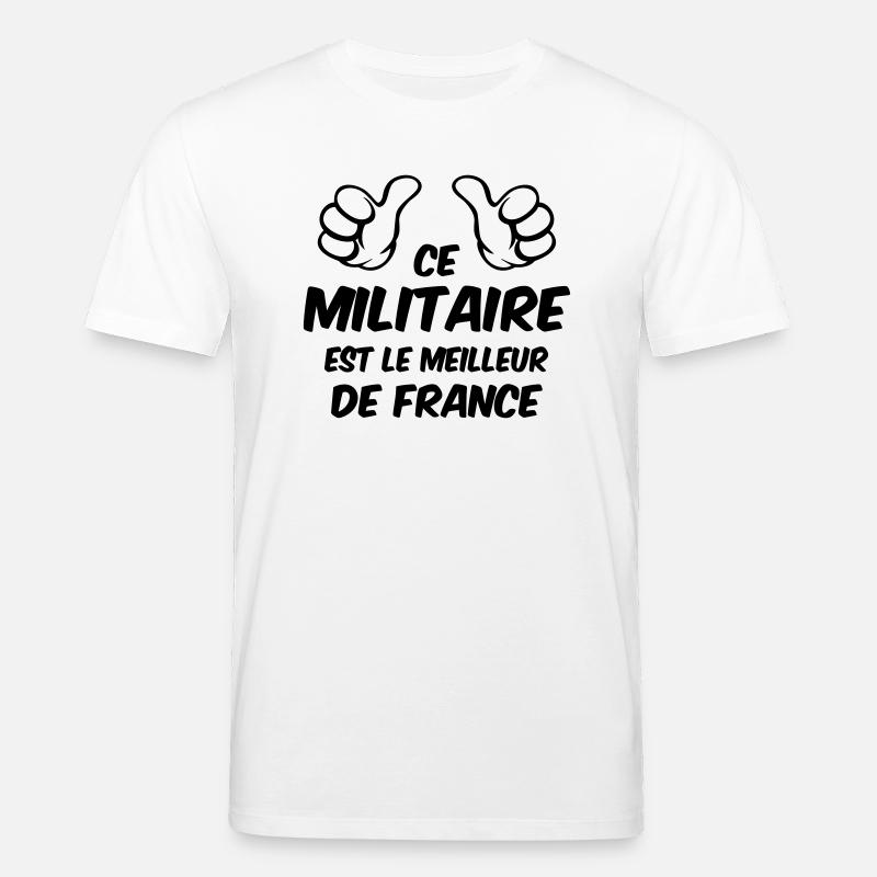 BESTES MILITÄR - Stanley/Stella Unisex Bio-T-Shirt CREATOR - Weiß