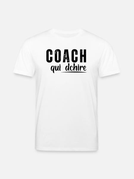 Coach Who - Stanley/Stella CREATOR Unisex Organic T-Shirt - white