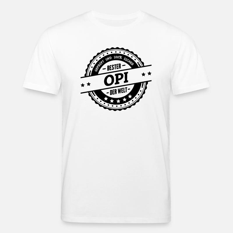 Bester Opi - Stanley/Stella Unisex Bio-T-Shirt CREATOR  - Weiß