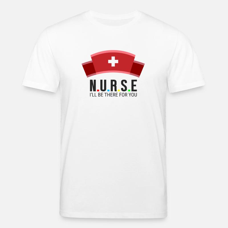 Krankenschwester - Stanley/Stella Unisex Bio-T-Shirt CREATOR  - Weiß