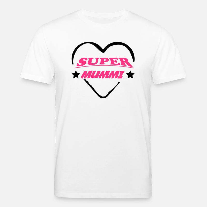 Super mummi - T-shirt bio CREATOR Stanley/Stella Unisexe - blanc