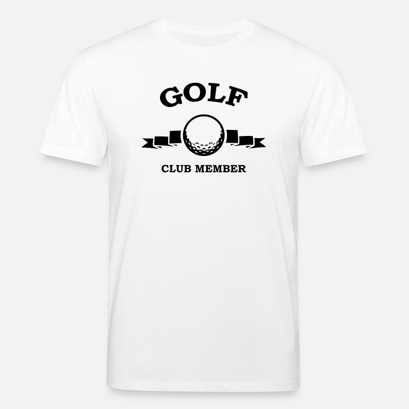 Membre du club de golf - T-shirt bio CREATOR Stanley/Stella Unisexe - blanc