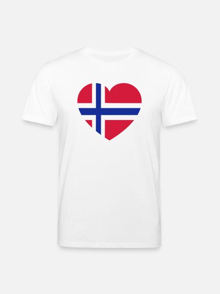 norge - Stanley/Stella CREATOR Unisex Organic T-Shirt - white