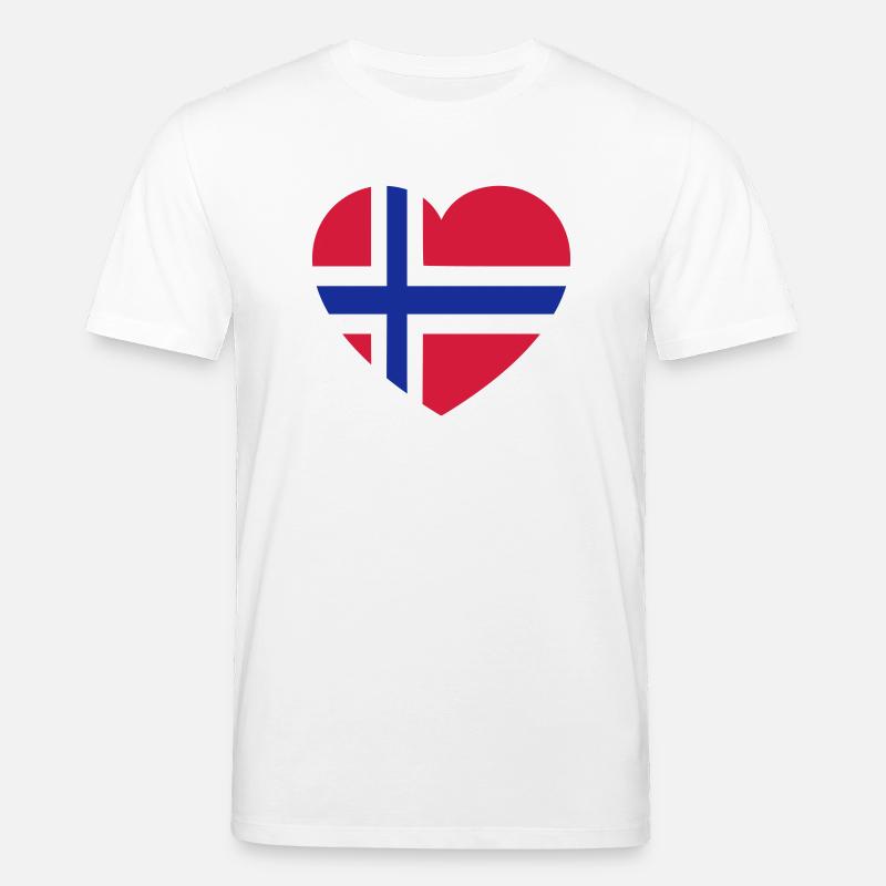 norge - Stanley/Stella CREATOR Unisex Organic T-Shirt - white