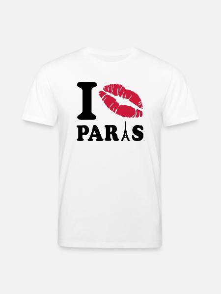 i love paris - Stanley/Stella Unisex Bio-T-Shirt CREATOR - Weiß