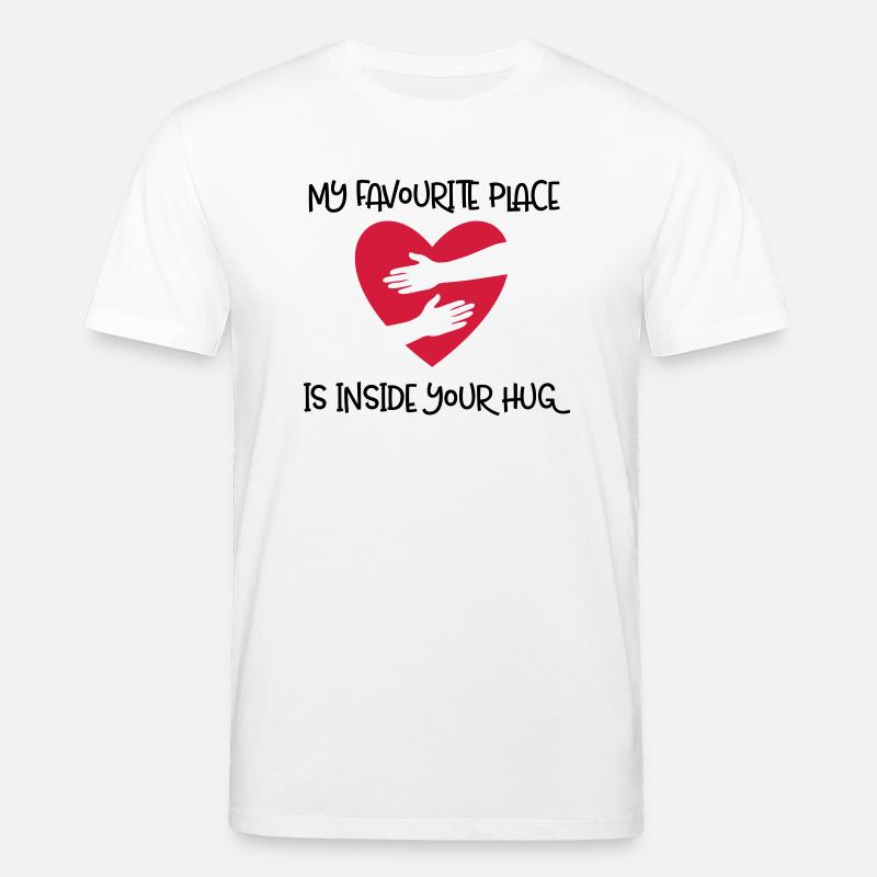 Umarmung - Stanley/Stella Unisex Bio-T-Shirt CREATOR  - Weiß