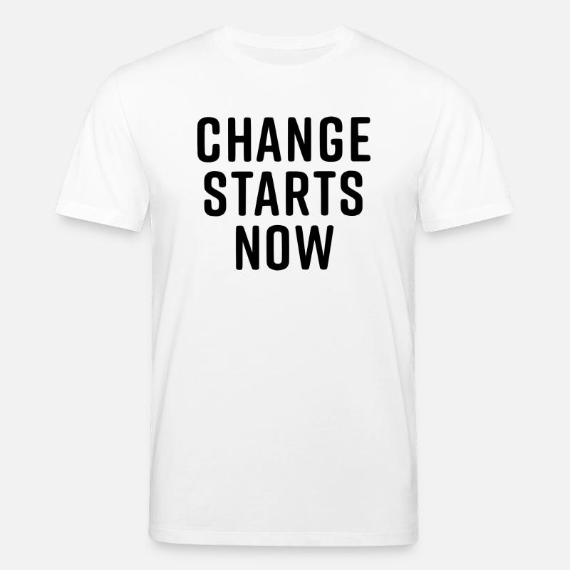 change starts now - Stanley/Stella Unisex Bio-T-Shirt CREATOR  - Weiß