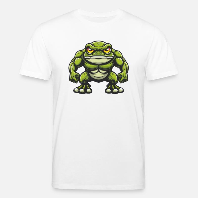 Frosch Comic - Stanley/Stella Unisex Bio-T-Shirt CREATOR  - Weiß