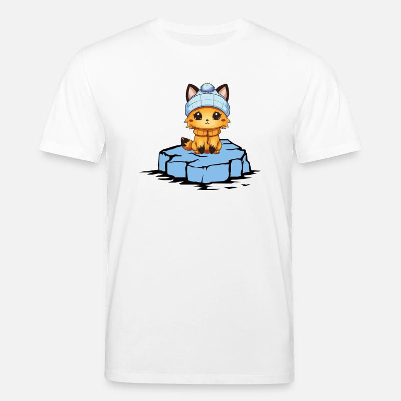 Fuchs Eisscholle - Stanley/Stella Unisex Bio-T-Shirt CREATOR  - Weiß