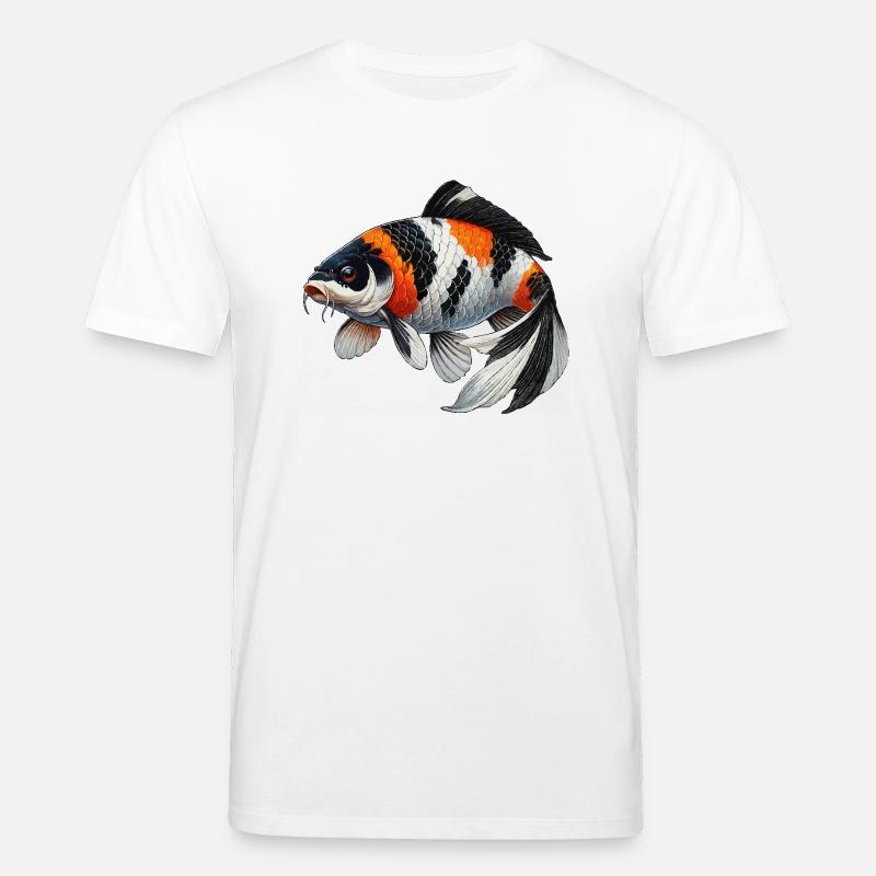 Koi Karpfen oder Wi sw - Stanley/Stella Unisex Bio-T-Shirt CREATOR  - Weiß