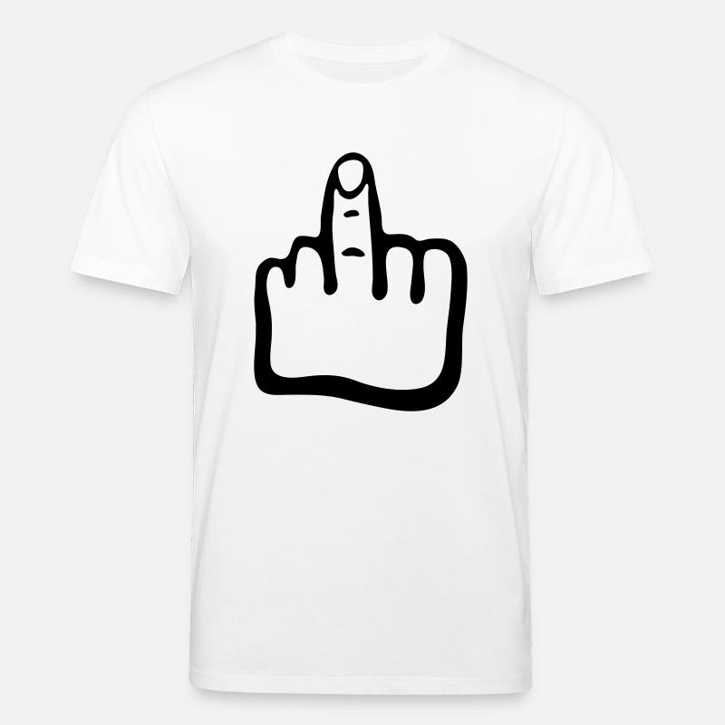 main, doigt g1 - T-shirt bio CREATOR Stanley/Stella Unisexe - blanc