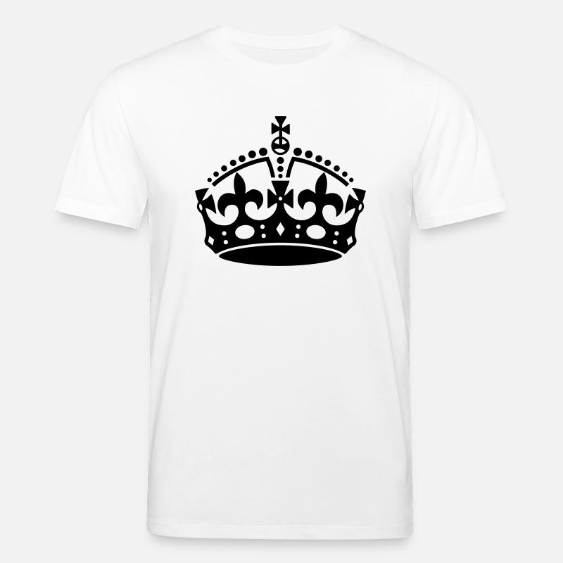 Bleib 'ruhig Crown - Stanley/Stella Unisex Bio-T-Shirt CREATOR  - Weiß