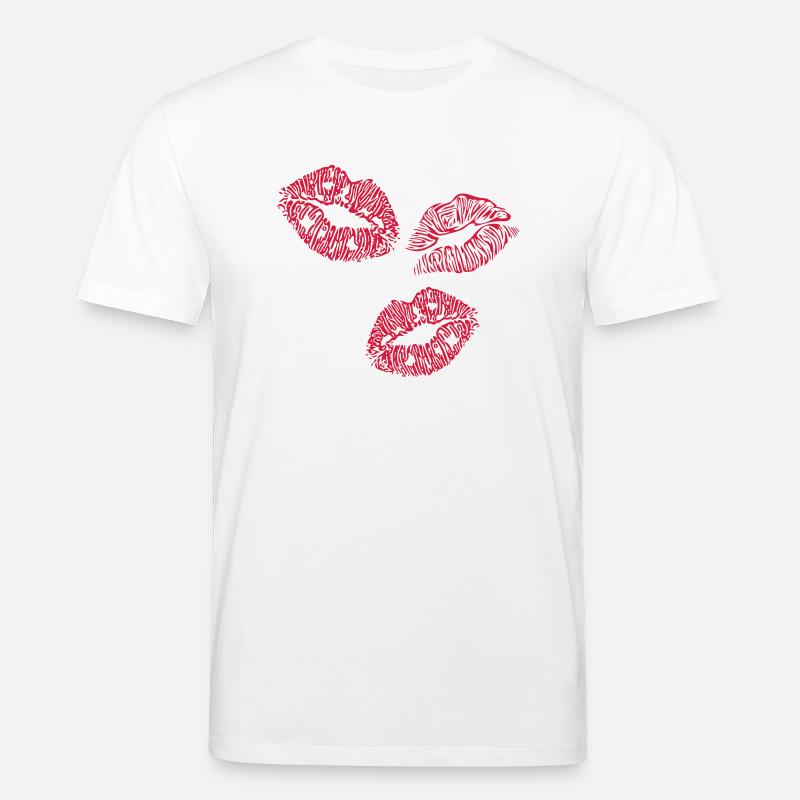 lips - Stanley/Stella CREATOR Unisex Organic T-Shirt - white