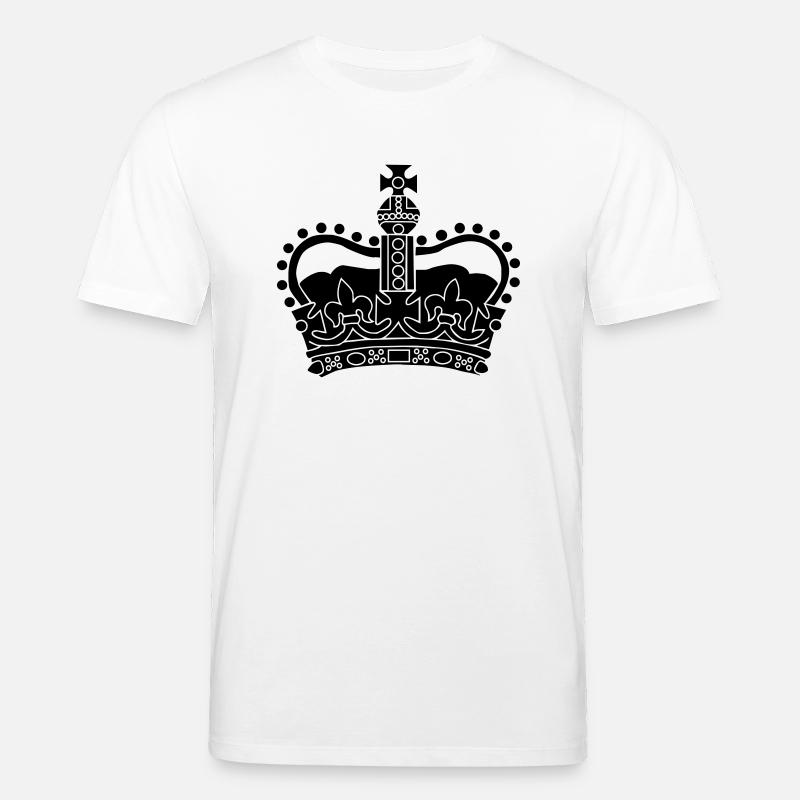 Crown - Krone - Stanley/Stella Unisex Bio-T-Shirt CREATOR  - Weiß
