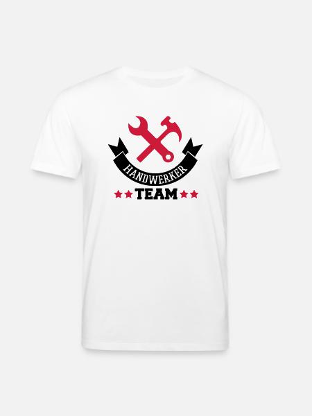handwerker_team_2 - Stanley/Stella Unisex Bio-T-Shirt CREATOR - Weiß