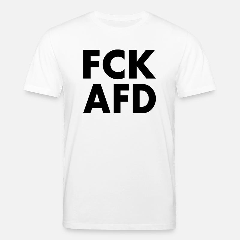 Fck afd - Stanley/Stella Unisex Bio-T-Shirt CREATOR  - Weiß