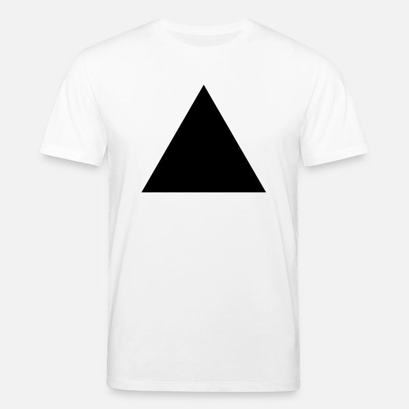 Minimalistic triangle - Stanley/Stella Unisex Bio-T-Shirt CREATOR  - Weiß