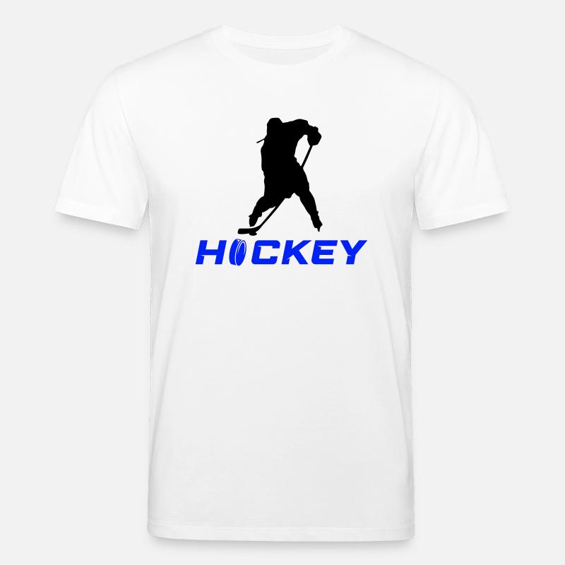 Joueurs de hockey sur glace - T-shirt bio CREATOR Stanley/Stella Unisexe - blanc