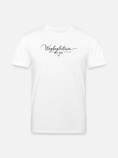 Wegbegleiterin mit Herz - Stanley/Stella Unisex Bio-T-Shirt CREATOR - Weiß