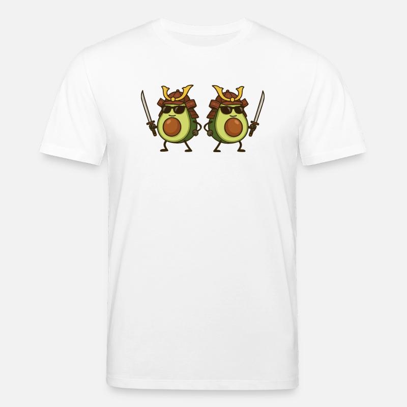 Avocat Samouraï 2 - T-shirt bio CREATOR Stanley/Stella Unisexe - blanc