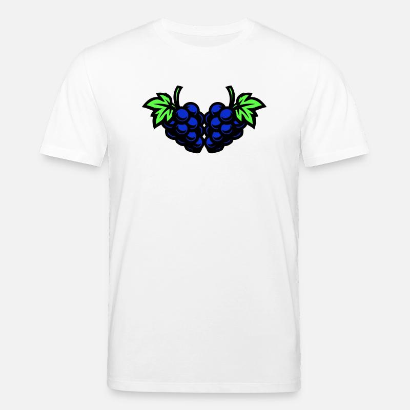 Trauben Weintrauben - Stanley/Stella Unisex Bio-T-Shirt CREATOR  - Weiß
