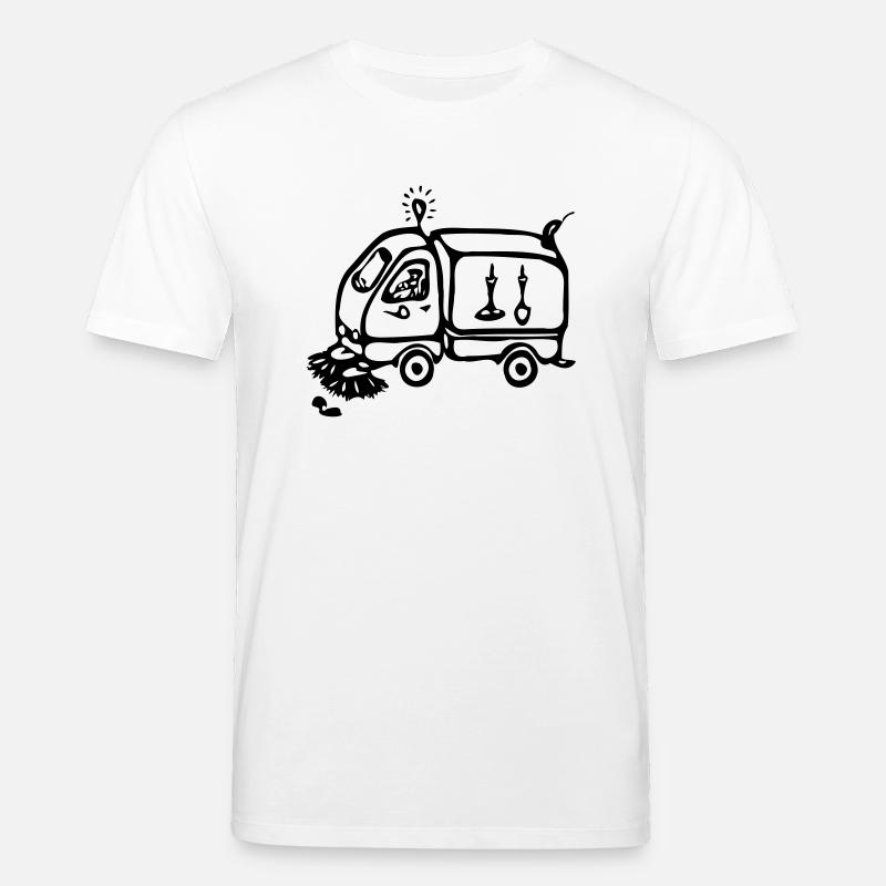 Balayeuse - T-shirt bio CREATOR Stanley/Stella Unisexe - blanc