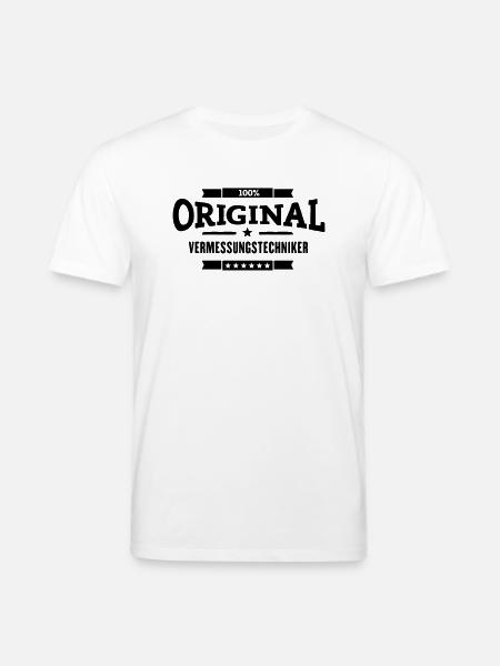 Vermessungstechniker - Stanley/Stella Unisex Bio-T-Shirt CREATOR - Weiß